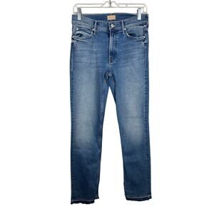 Mother The Rascal Slit Undone Hem Size 27/4 In The Love Experiment EUC